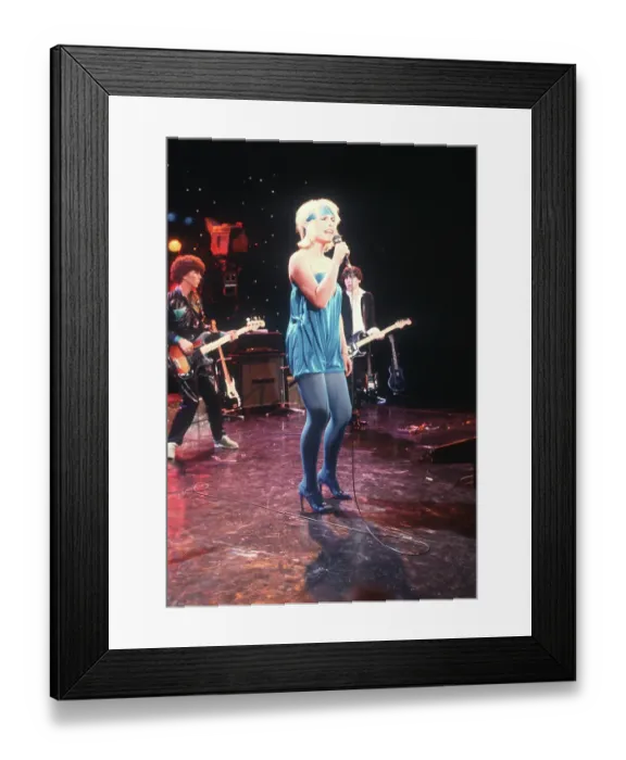 Framed Print : Blondie On Midnight Special Framed Print : Blondie On Midnight Special