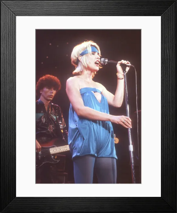 Framed Print : Blondie On Midnight Special Framed Print : Blondie On Midnight Special
