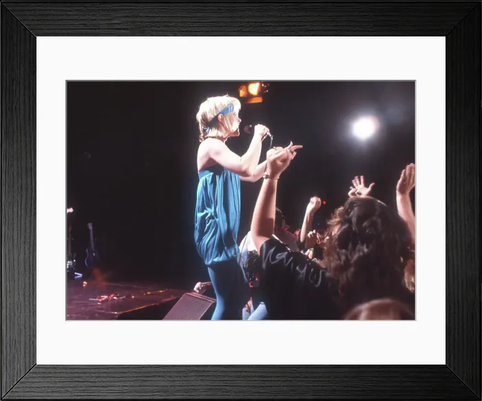 Framed Print : Blondie On Midnight Special Framed Print : Blondie On Midnight Special