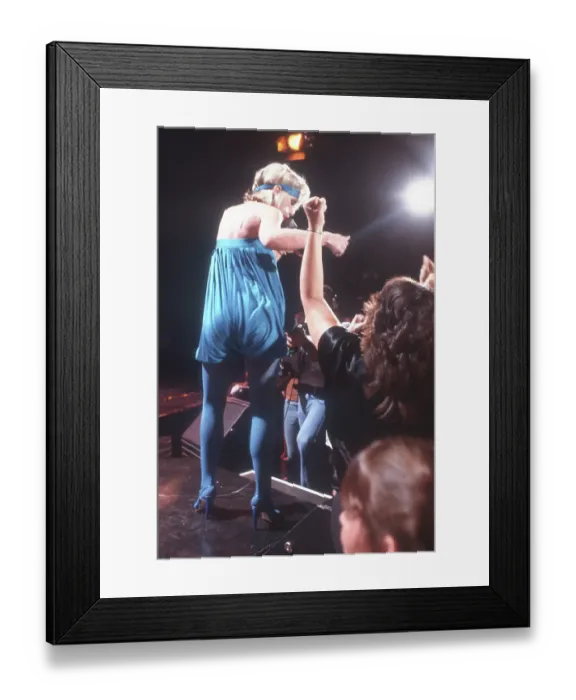 Framed Print : Blondie On Midnight Special Framed Print : Blondie On Midnight Special