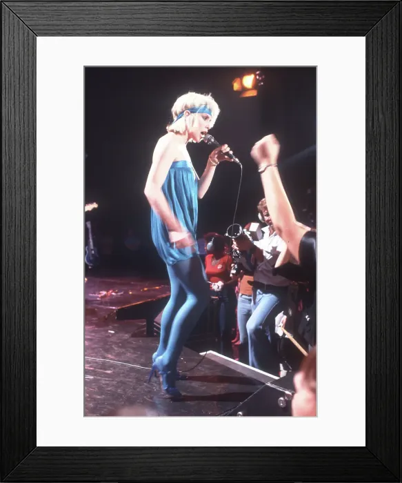 Framed Print : Blondie On Midnight Special Framed Print : Blondie On Midnight Special