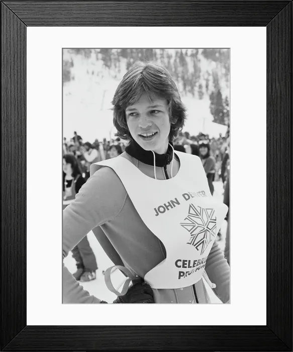 Framed Print : John Denver Celebrity Ski Classic Framed Print : John Denver Celebrity Ski Classic