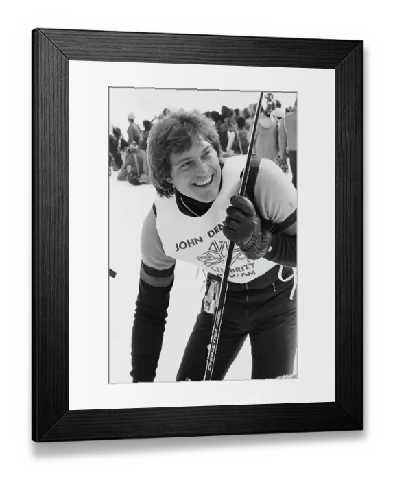 Framed Print : John Denver Celebrity Ski Classic Framed Print : John Denver Celebrity Ski Classic