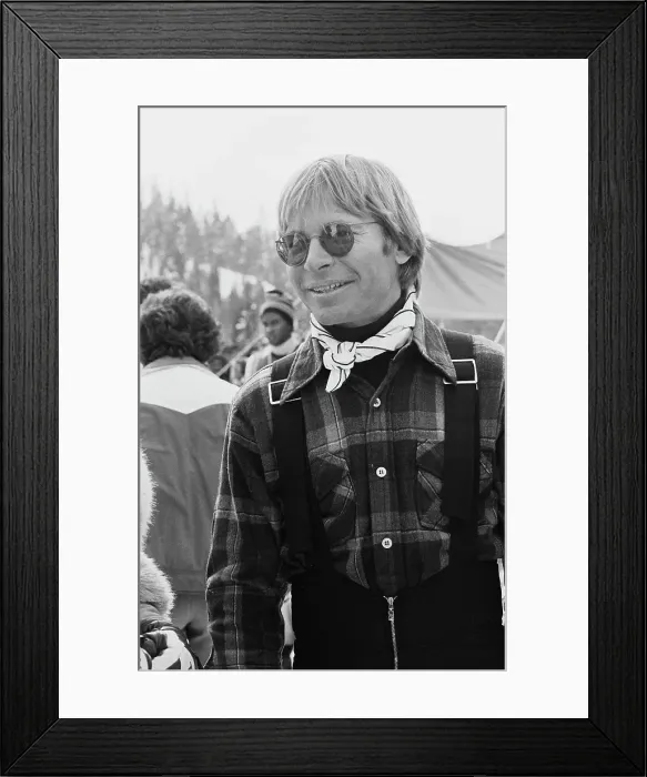 Framed Print : John Denver Celebrity Ski Classic Framed Print : John Denver Celebrity Ski Classic