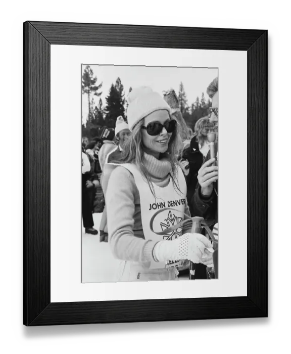 Framed Print : John Denver Celebrity Ski Classic Framed Print : John Denver Celebrity Ski Classic