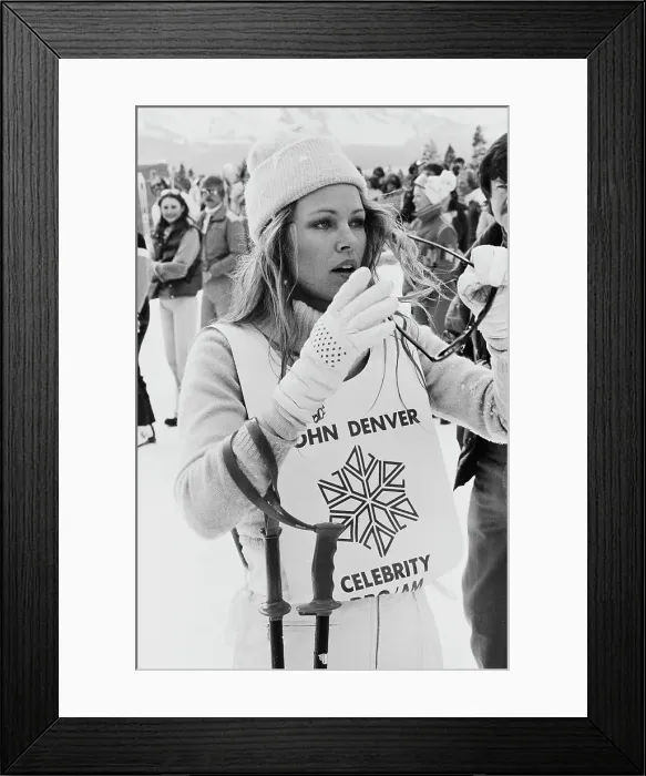 Framed Print : John Denver Celebrity Ski Classic Framed Print : John Denver Celebrity Ski Classic