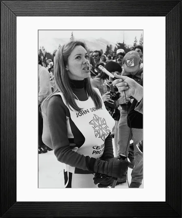 Framed Print : John Denver Celebrity Ski Classic Framed Print : John Denver Celebrity Ski Classic