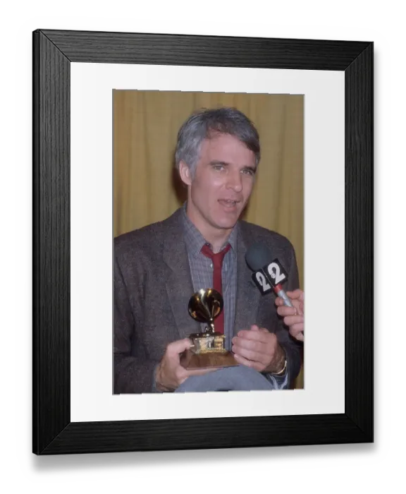 Framed Print : Steve Martin Wins His Second Grammy Framed Print : Steve Martin Wins His Second Grammy