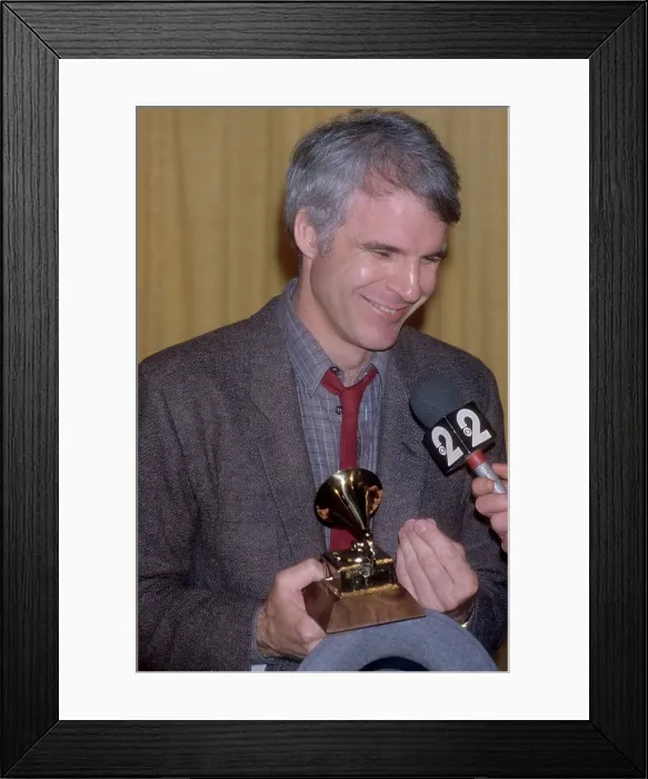 Framed Print : Steve Martin Wins His Second Grammy Framed Print : Steve Martin Wins His Second Grammy