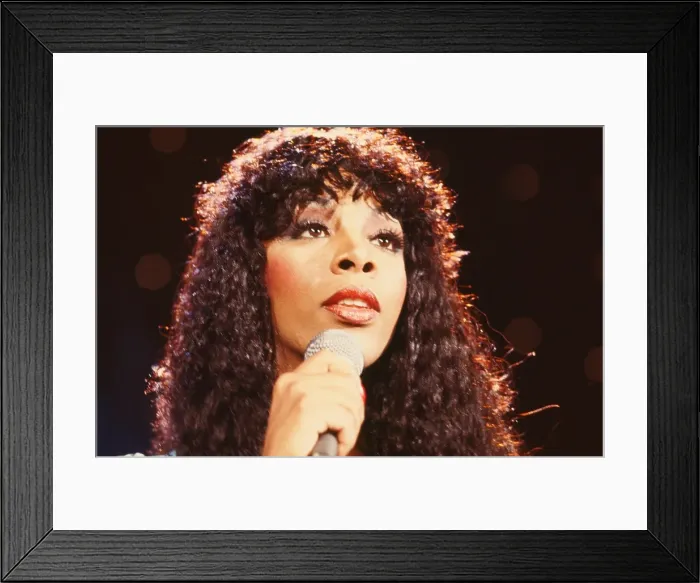 Framed Print : Queen Of Disco Performs On A TV Show Framed Print : Queen Of Disco Performs On A TV Show
