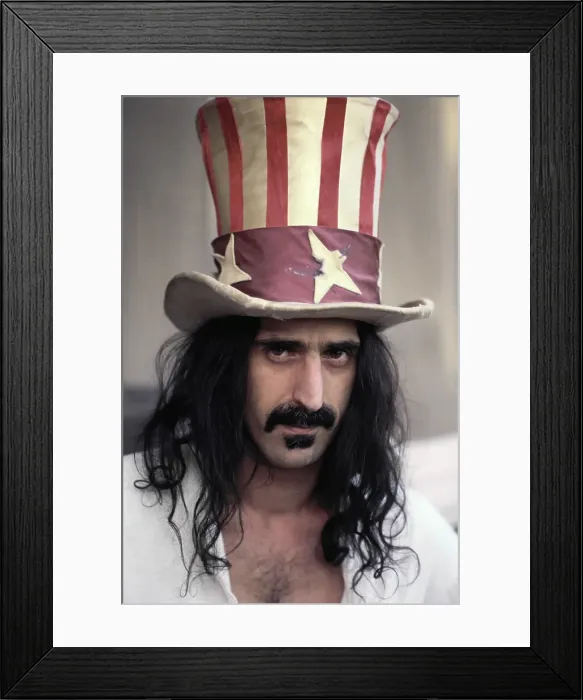 Framed Print : Uncle Zappa Wants You