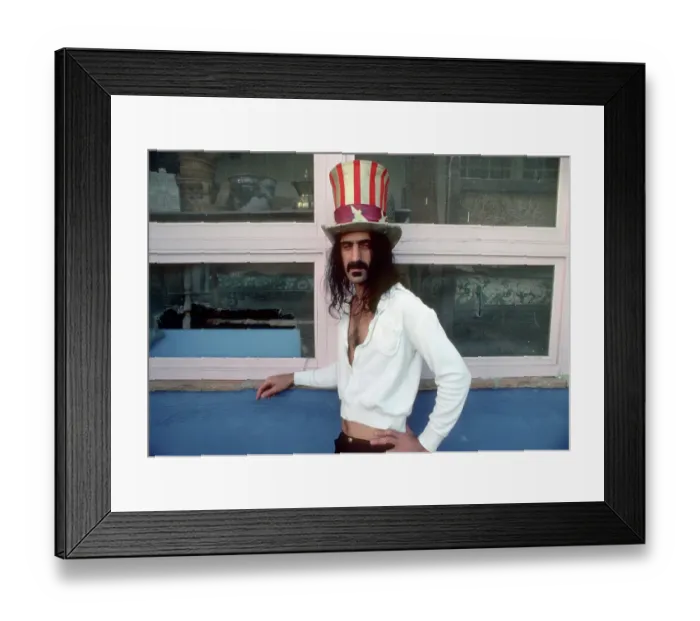 Framed Print : Uncle Zappa Wants You Framed Print : Uncle Zappa Wants You