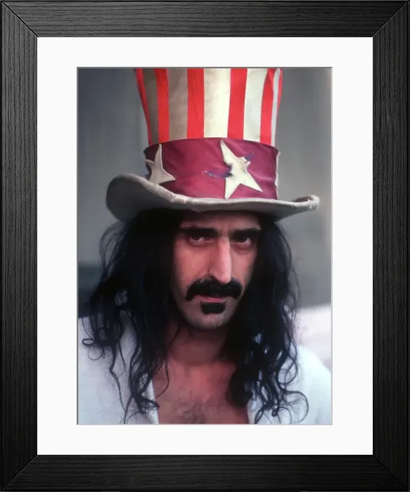 Framed Print : Uncle Zappa Wants You Framed Print : Uncle Zappa Wants You