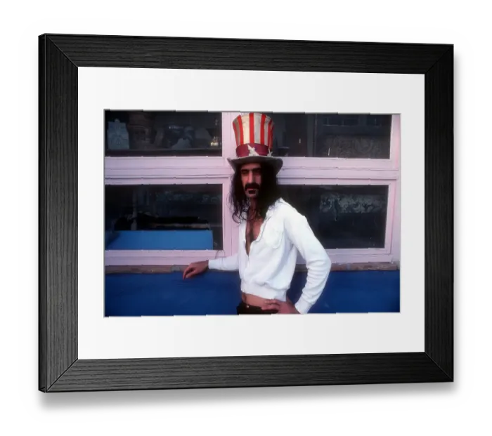 Framed Print : Uncle Zappa Wants You Framed Print : Uncle Zappa Wants You