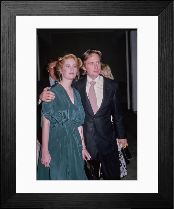 Framed Print : Michael Douglas and Diandra Douglas Framed Print : Michael Douglas and Diandra Douglas