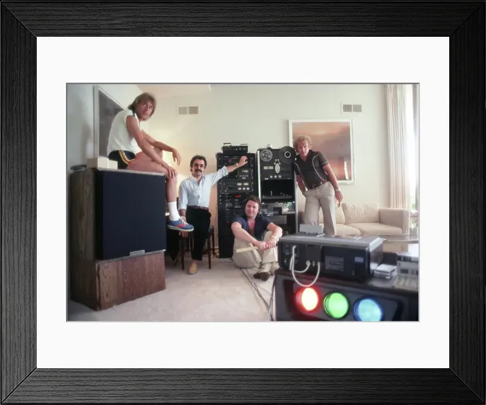 Framed Print : Giorgio Moroder And Team Framed Print : Giorgio Moroder And Team