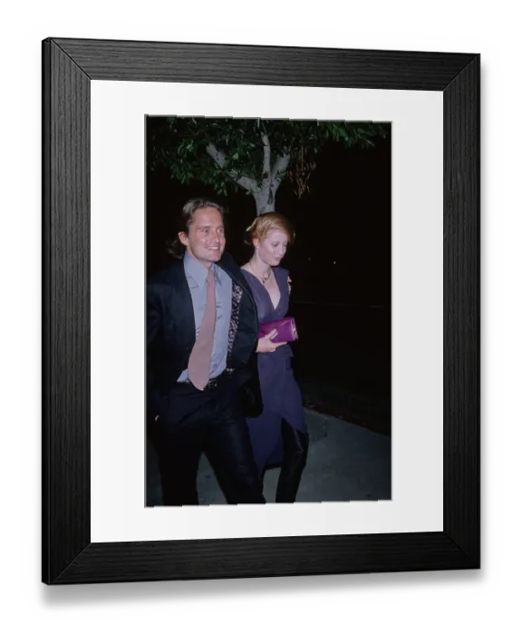 Framed Print : Michael Douglas and Diandra Douglas Framed Print : Michael Douglas and Diandra Douglas