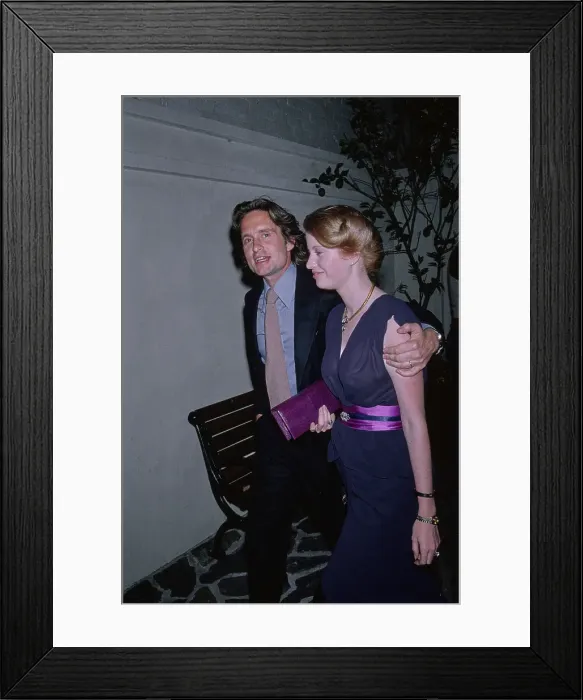 Framed Print : Michael Douglas and Diandra Douglas Framed Print : Michael Douglas and Diandra Douglas