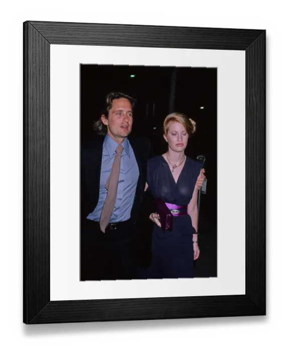 Framed Print : Michael Douglas and Diandra Douglas Framed Print : Michael Douglas and Diandra Douglas
