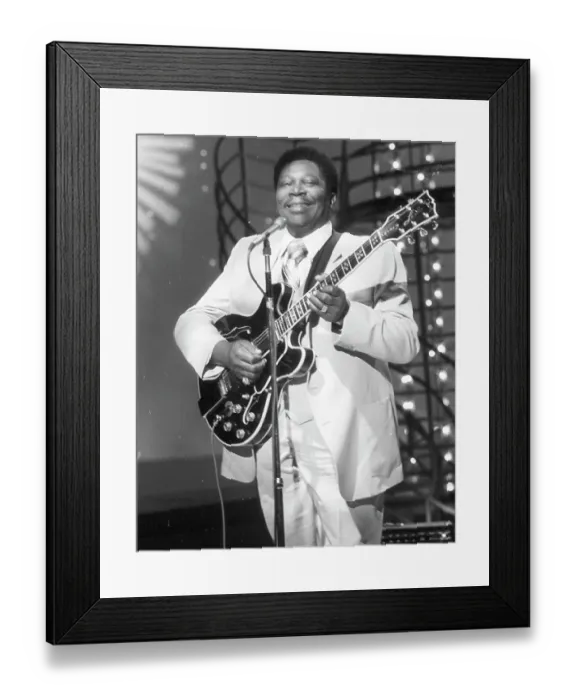 Framed Print : BB King On American Bandstand Framed Print : BB King On American Bandstand