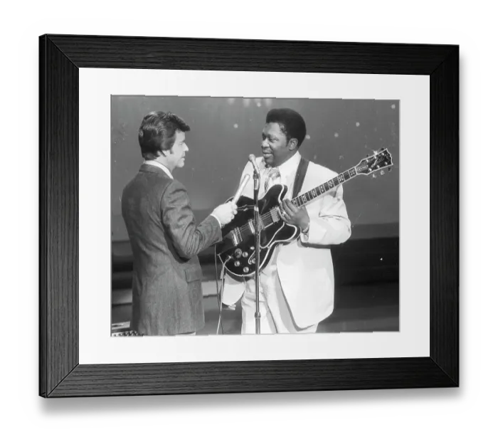 Framed Print : BB King On American Bandstand Framed Print : BB King On American Bandstand