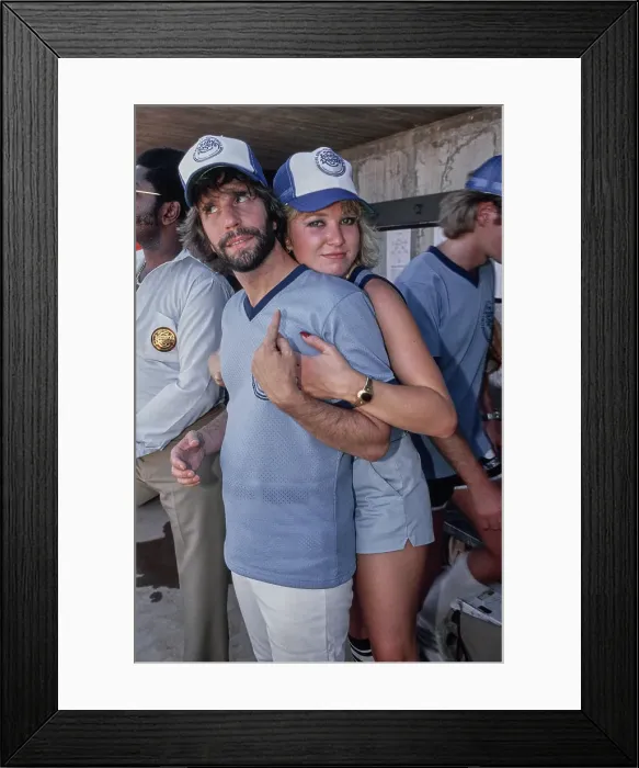 Framed Print : Kenny Rogers Celebrity Softball Framed Print : Kenny Rogers Celebrity Softball