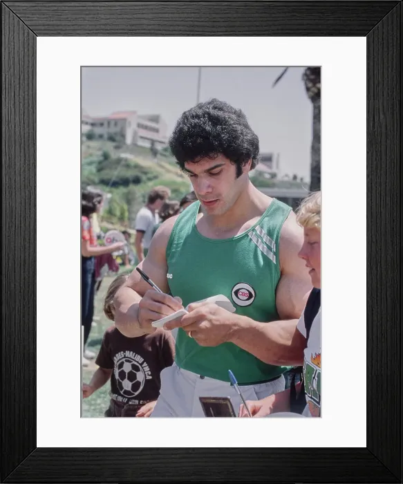 Framed Print : Battle Of The Network Stars VI - Lou Ferrigno Framed Print : Battle Of The Network Stars VI - Lou Ferrigno