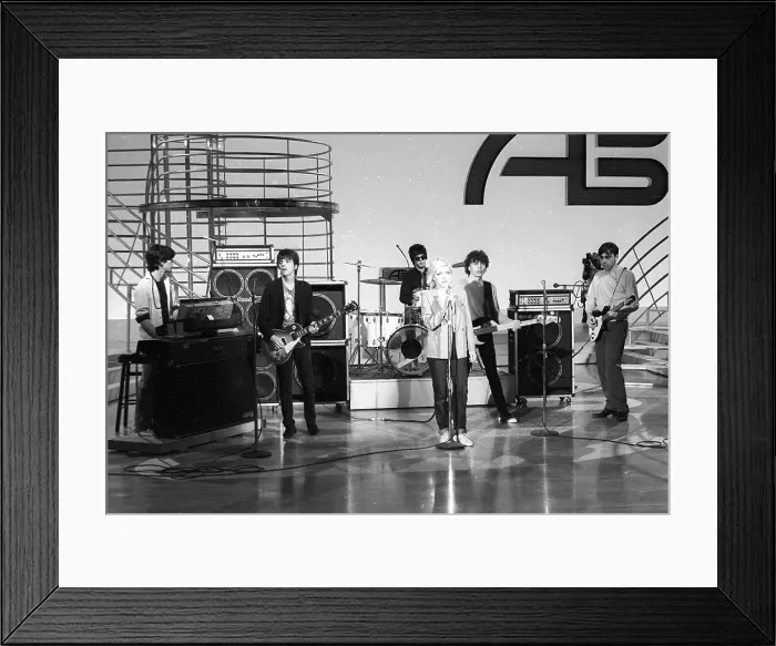 Framed Print : Blondie On American Bandstand Framed Print : Blondie On American Bandstand