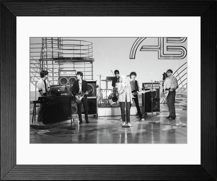 Framed Print : Blondie On American Bandstand Framed Print : Blondie On American Bandstand
