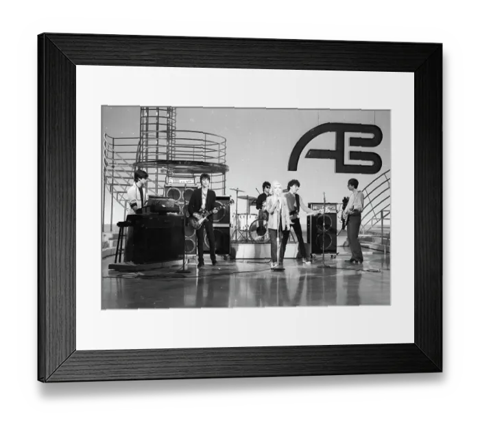 Framed Print : Blondie On American Bandstand Framed Print : Blondie On American Bandstand