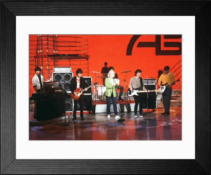 Framed Print : Blondie On American Bandstand Framed Print : Blondie On American Bandstand