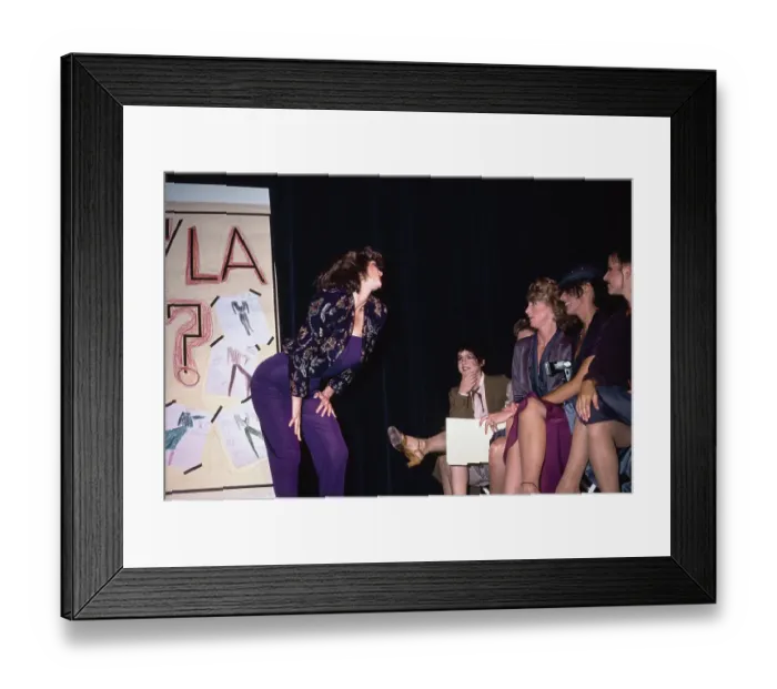 Framed Print : Plug In The Sun Fashion Show, Beverly Wilshire Hotel