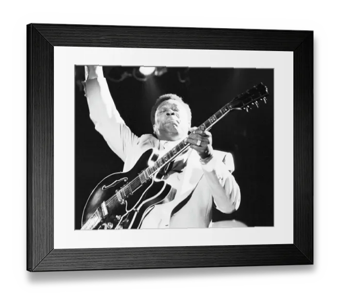 Framed Print : BB King Performing In LA Framed Print : BB King Performing In LA