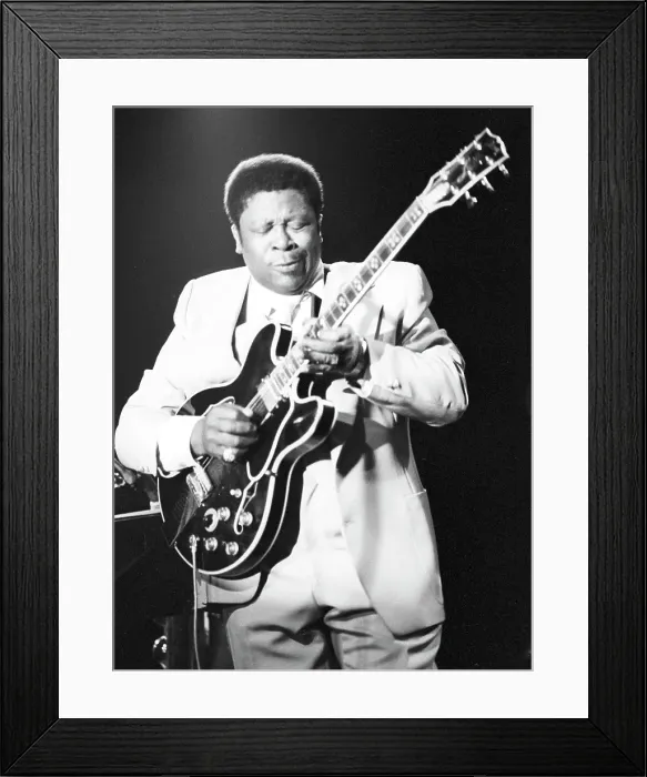 Framed Print : BB King Performing In LA Framed Print : BB King Performing In LA