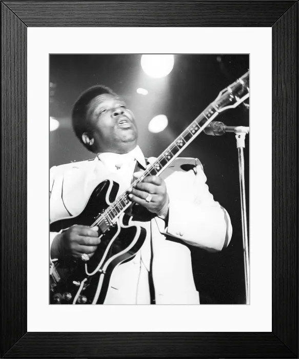 Framed Print : BB King Performing In LA Framed Print : BB King Performing In LA