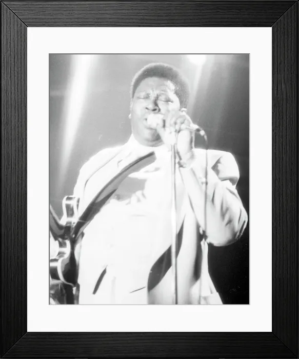 Framed Print : BB King Performing In LA Framed Print : BB King Performing In LA