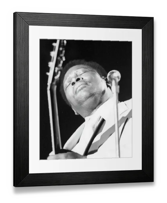 Framed Print : BB King Performing In LA Framed Print : BB King Performing In LA