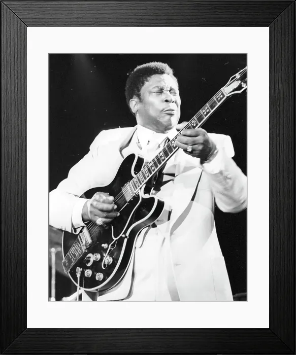 Framed Print : BB King Performing In LA Framed Print : BB King Performing In LA