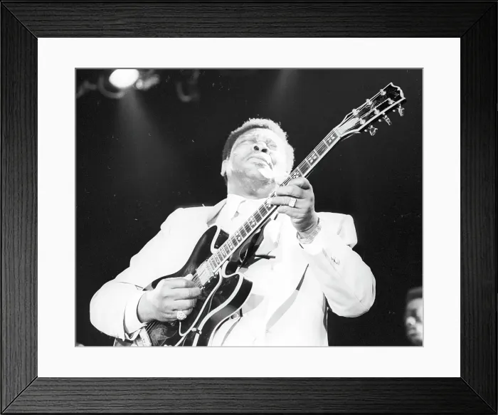 Framed Print : BB King Performing In LA Framed Print : BB King Performing In LA