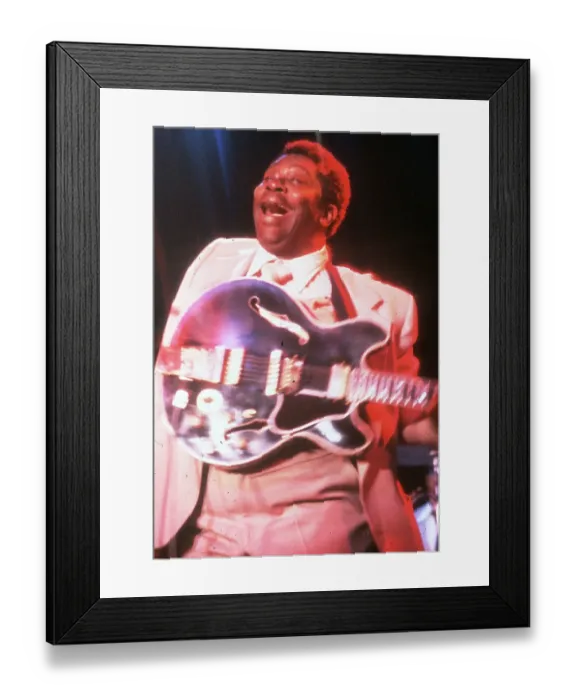 Framed Print : BB King Performing In LA Framed Print : BB King Performing In LA