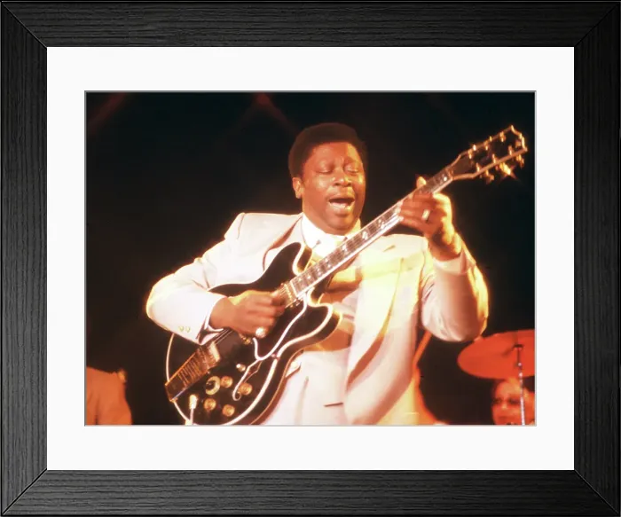 Framed Print : BB King Performing In LA Framed Print : BB King Performing In LA