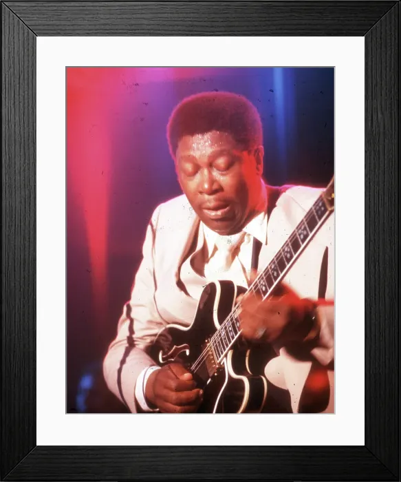 Framed Print : BB King Performing In LA Framed Print : BB King Performing In LA