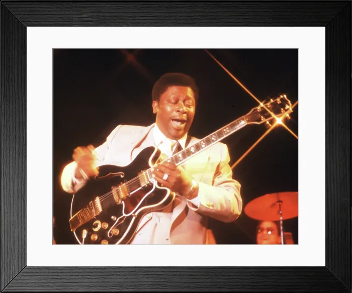 Framed Print : BB King Performing In LA