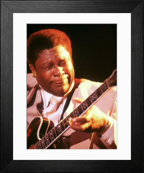 Framed Print : BB King Performing In LA Framed Print : BB King Performing In LA