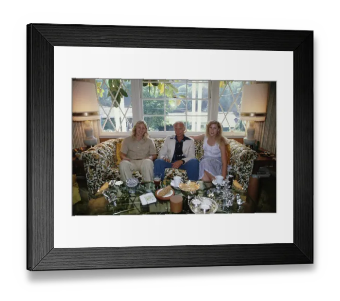 Framed Print : Buzz Aldrin And Children Framed Print : Buzz Aldrin And Children