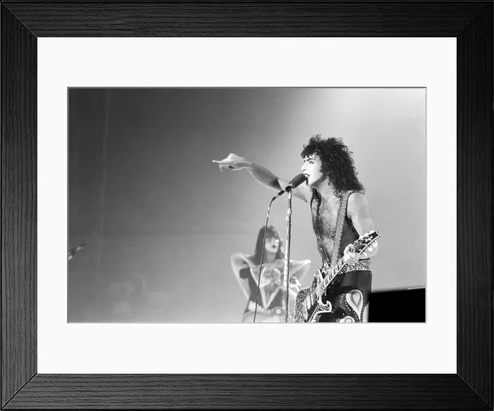 Framed Print : Kiss Performing Framed Print : Kiss Performing