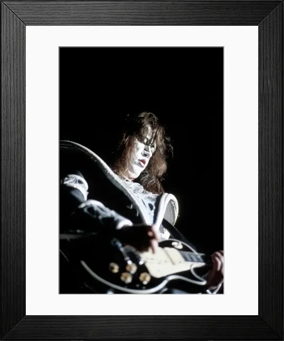 Framed Print : Kiss Performing Framed Print : Kiss Performing