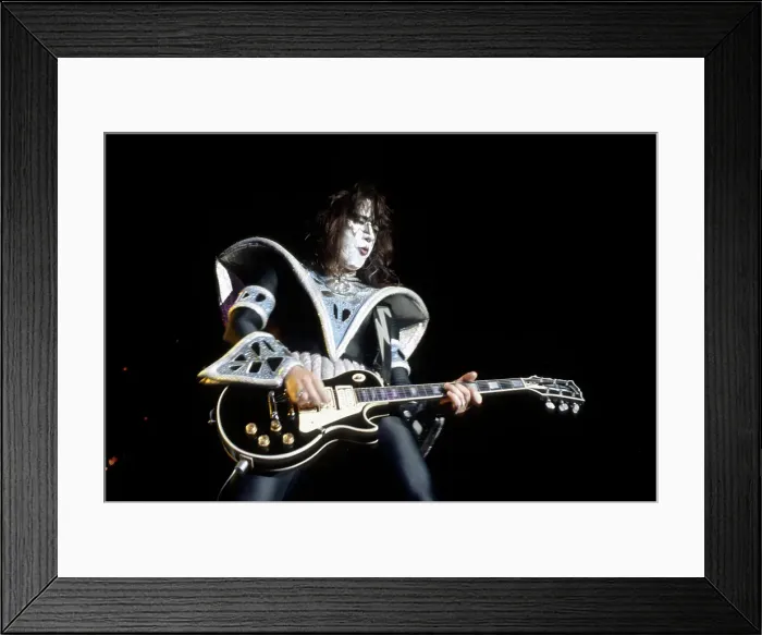 Framed Print : Kiss Performing Framed Print : Kiss Performing