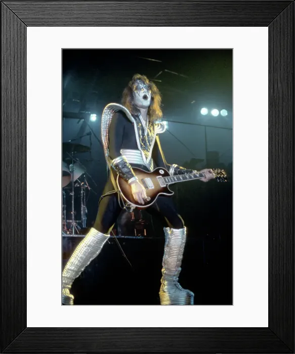 Framed Print : Kiss Performing Framed Print : Kiss Performing