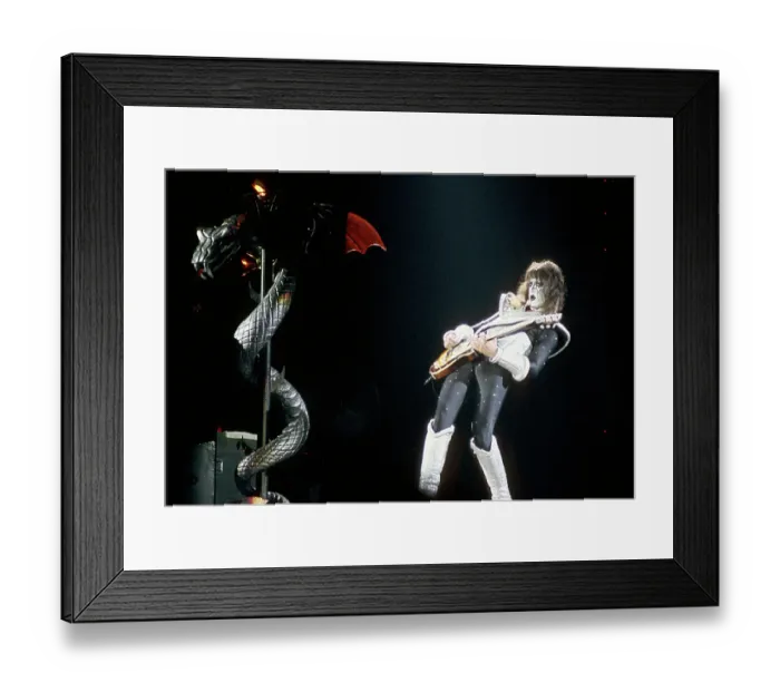 Framed Print : Kiss Performing Framed Print : Kiss Performing